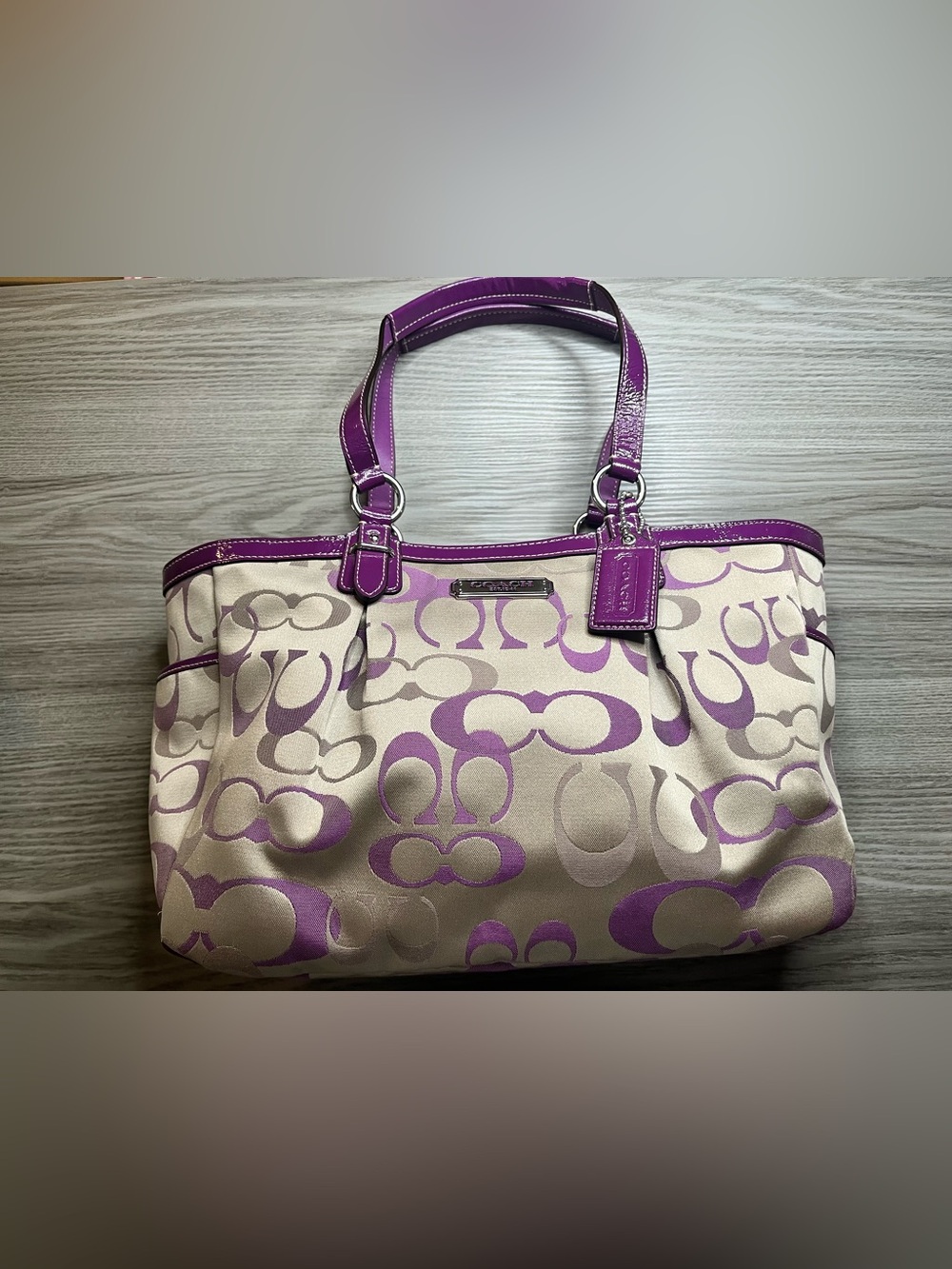 Coach Optic Signature Gallery Tote Bag